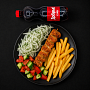 Люля-кебаб с картошкой фри